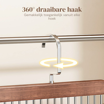 ClosetMagic – Houten Multi Hanger | 1+1 GRATIS
