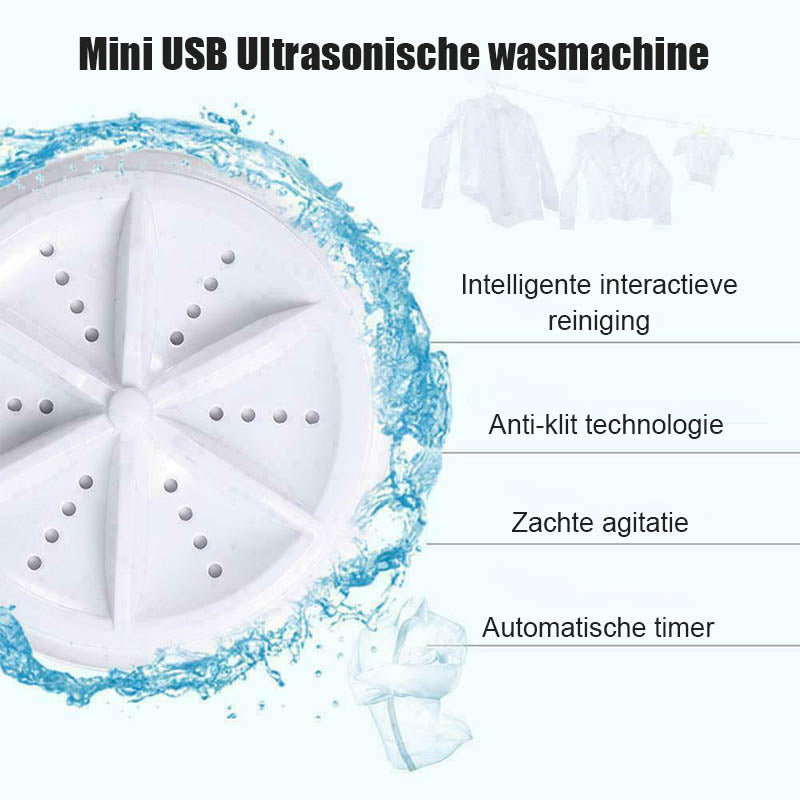 Ultrasone Draagbare Vaatwasser en Wasartefact