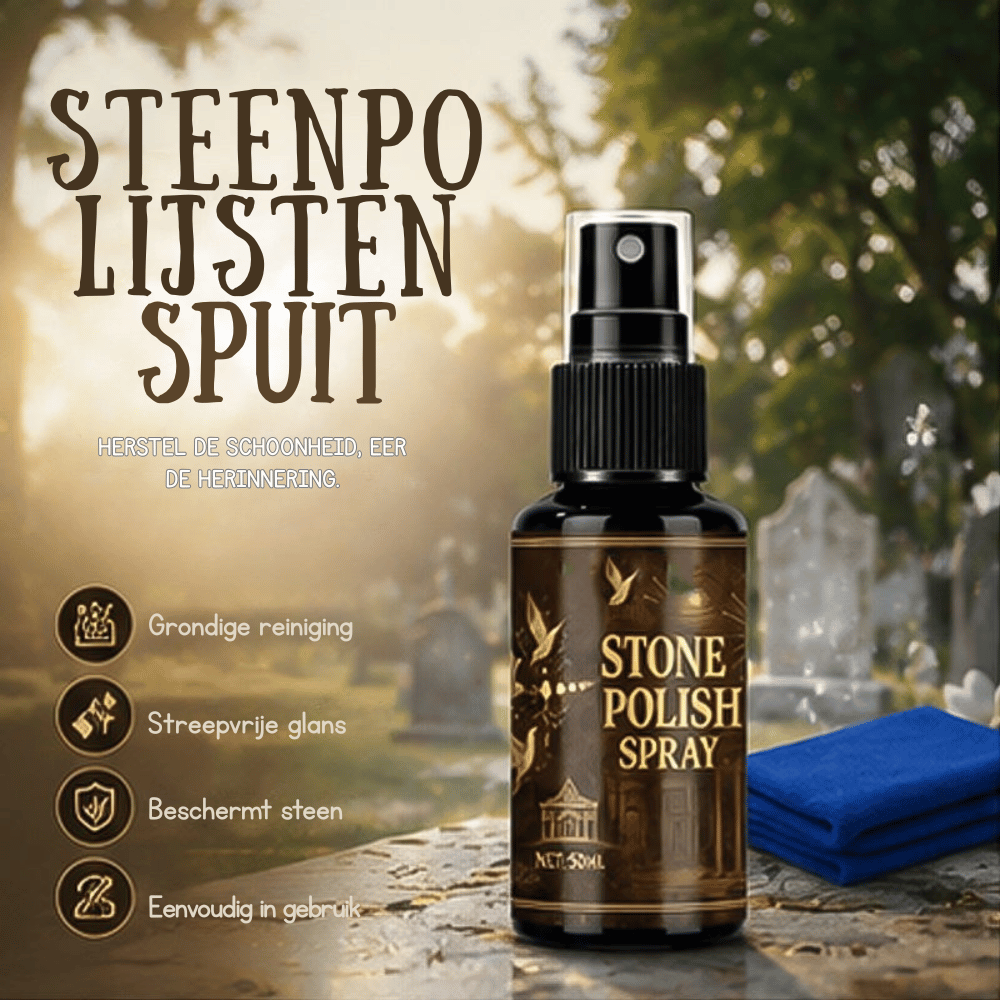 StoneShield — Grafsteen Glansverzorging | 1+1 GRATIS