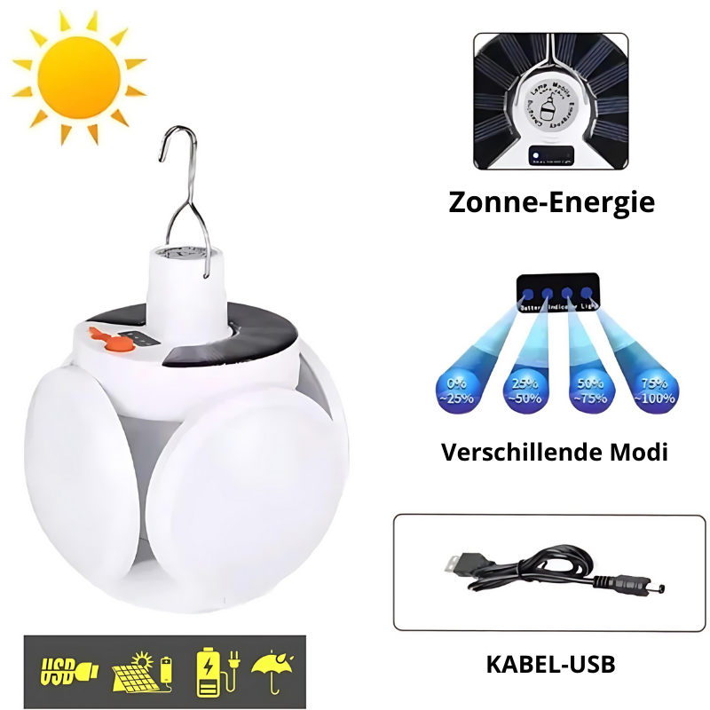 Zonne-Energie Buitenlamp (LED)