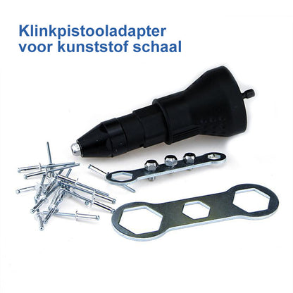 Klinknagel pistool booradapter