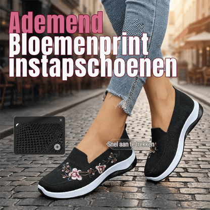 Grace — Dames Bloemen Mesh Schoenen | 50% KORTING