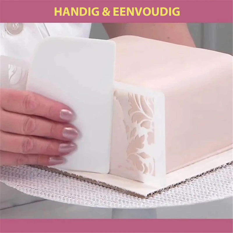 DIY Cake Lace Decoratie Mould