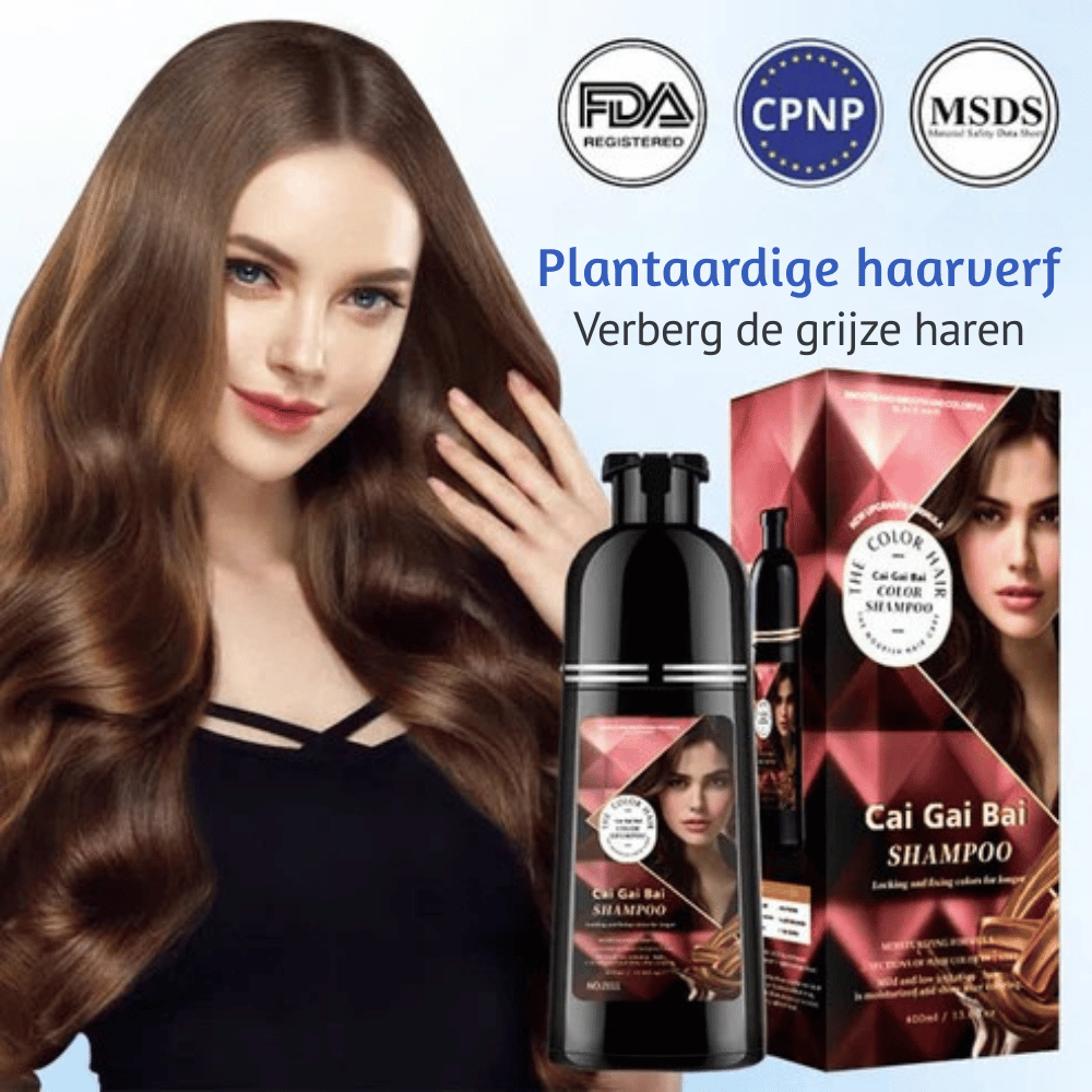 HerbaGlow — Haarkleur Shampoo | 2+1 GRATIS