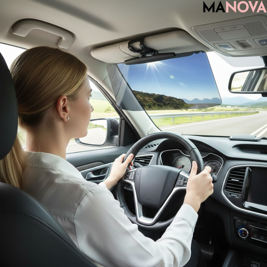 ClearView Drive – Anti-Glare Zonneklep | 50% KORTING