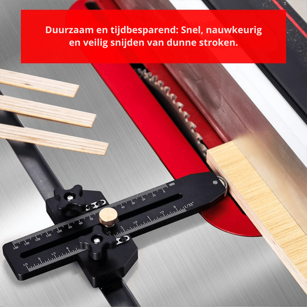 BladeMaster — Precisie Zaagtafelgeleider | 50% KORTING