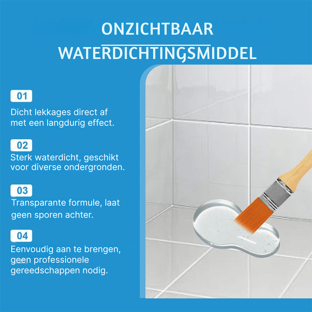 ClearGuard Pro — Onzichtbare Lekdichter | 1+1 GRATIS