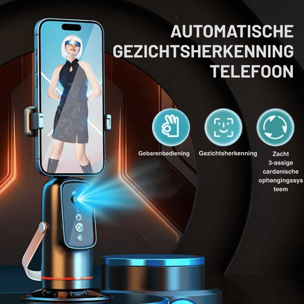 VidoTrak — Intelligente Tracking Telefoonhouder | 50% KORTING