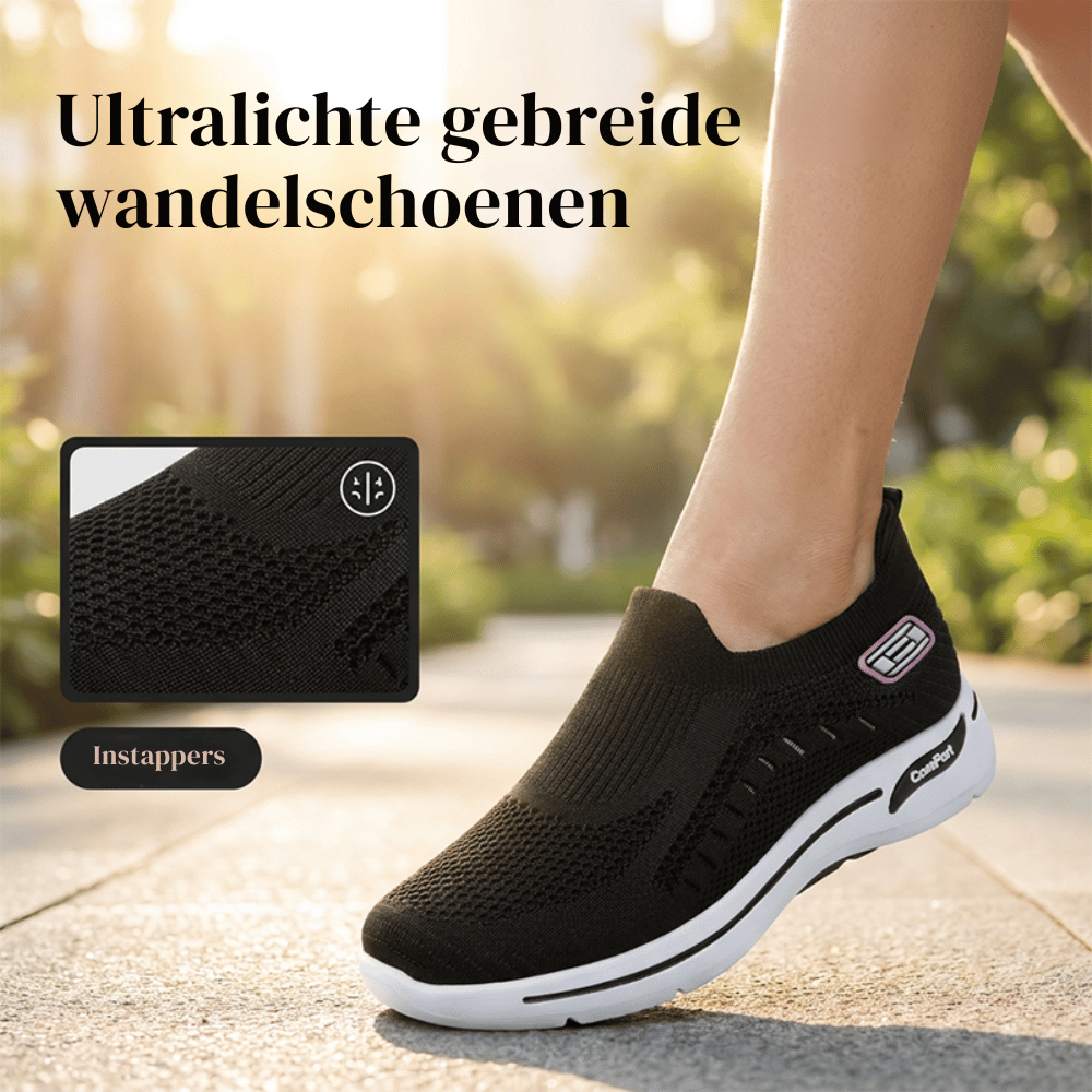 Maya — Ademende Gebreide Sneakers | 50% KORTING