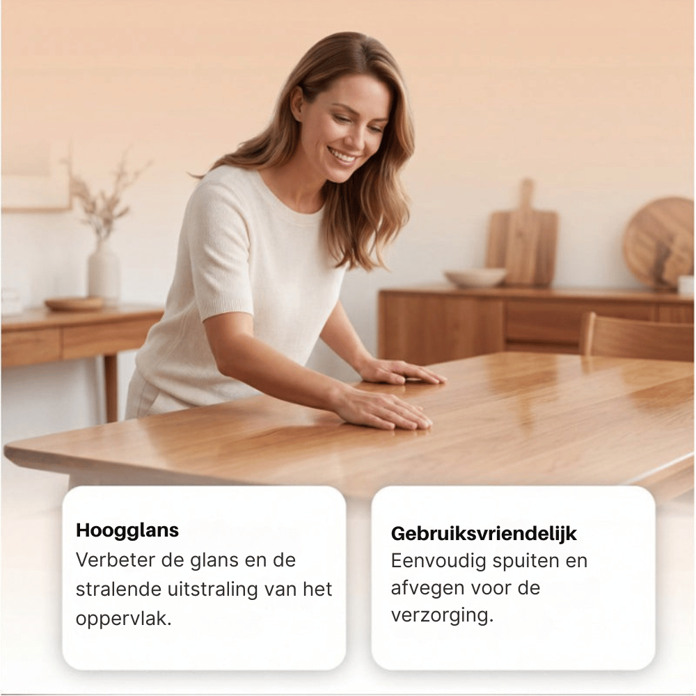 SilvaLuxe — Hout Polish & Reinigingsspray | 1+1 GRATIS