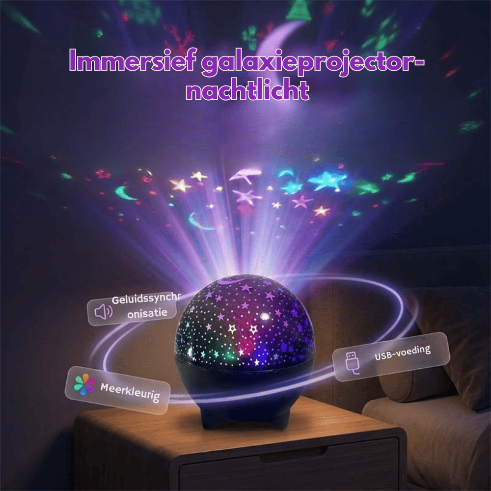 NebulaPulse — Kosmische Galaxieprojector | 50% KORTING