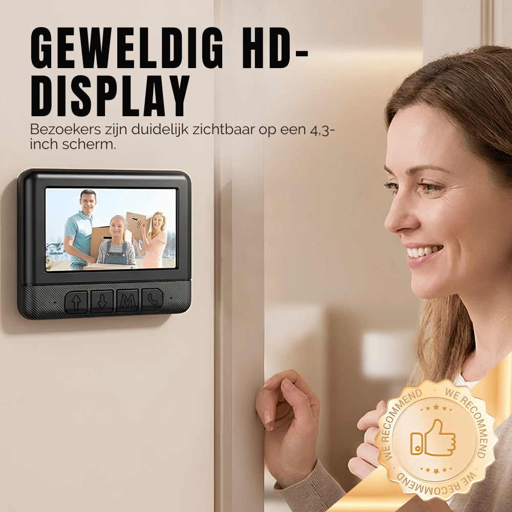 SecureVista — Slimme HD Deurbel | 50% KORTING