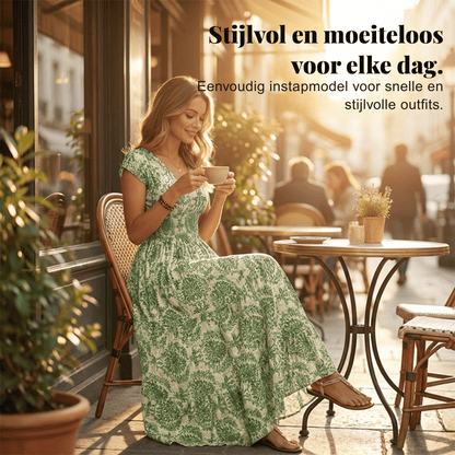 Clara — Florale Elegantie Jurk | 50% KORTING