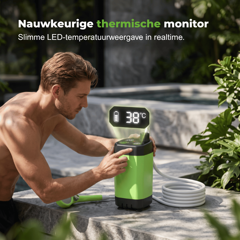 Hydravax — Draagbare Buitendouche | 50% KORTING