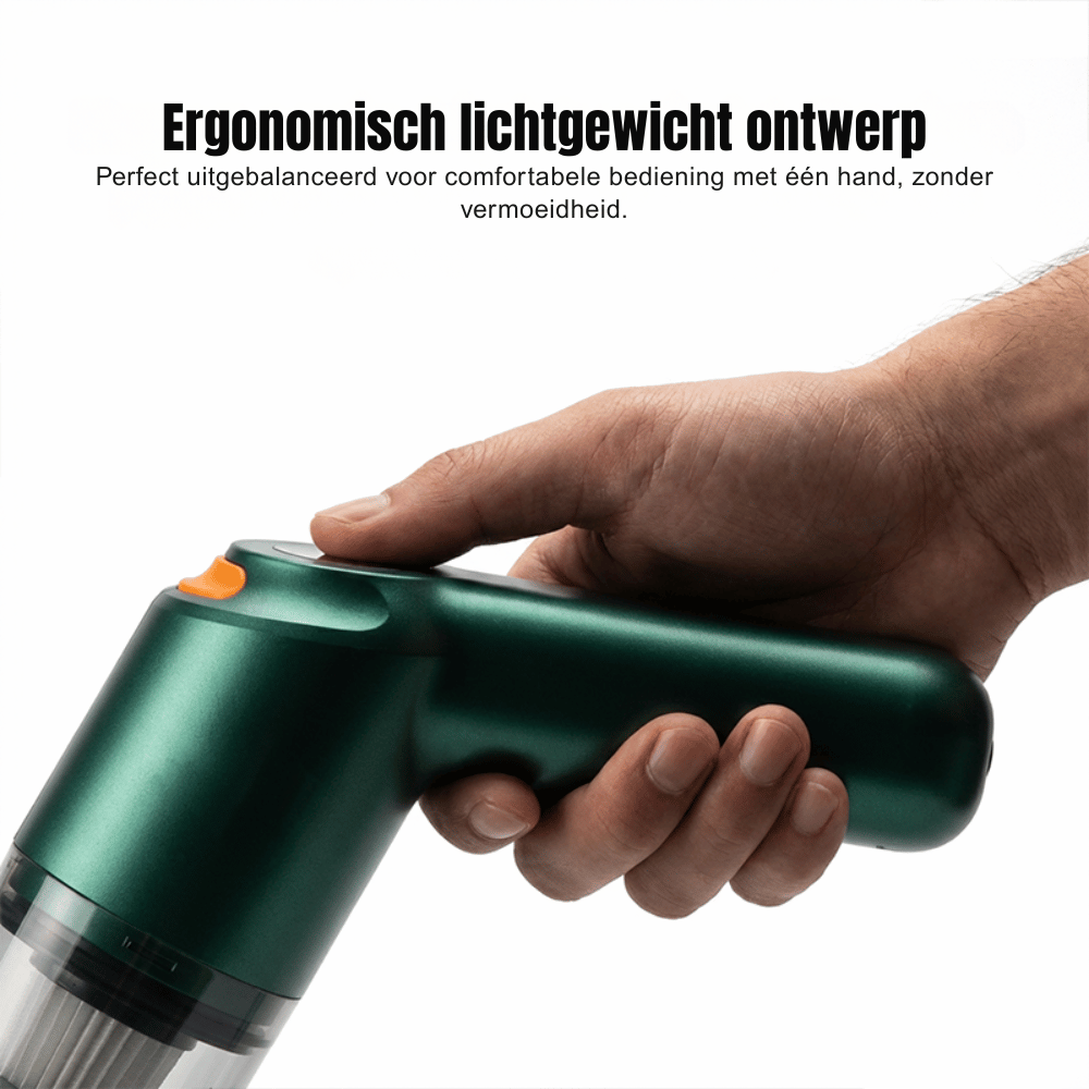 AeroSweep — Snoerloze Kracht in Zakformaat | 50% KORTING