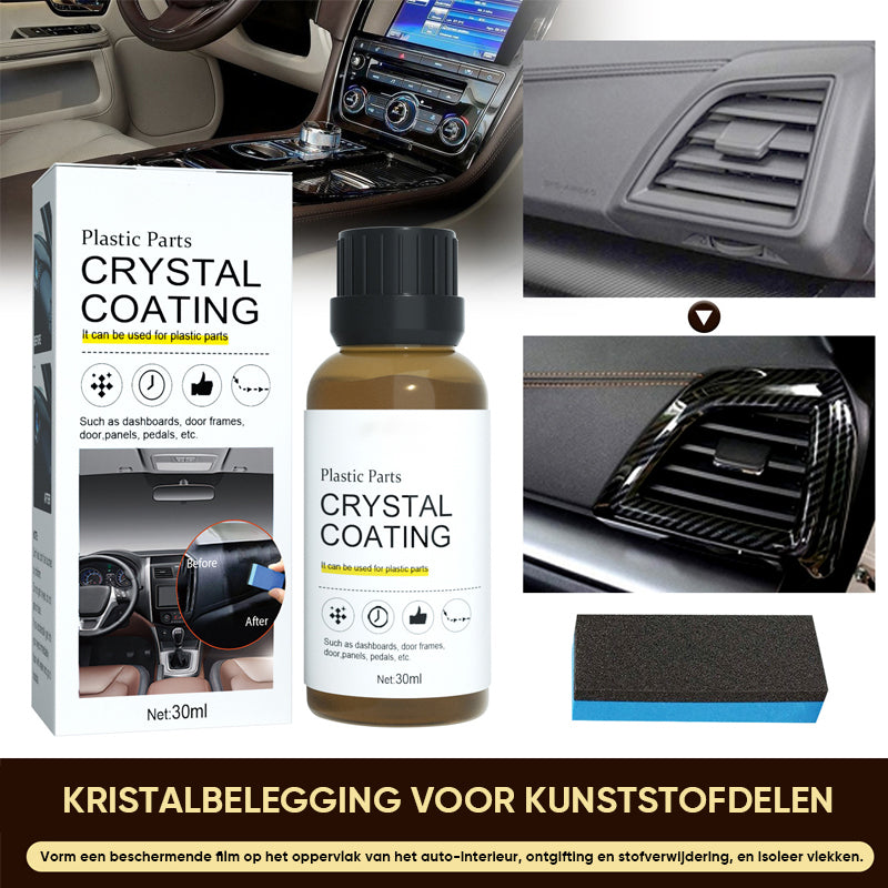 AutoGlans 60ML - Kunststof onderdelen Crystal Coating | 1+1 GRATIS