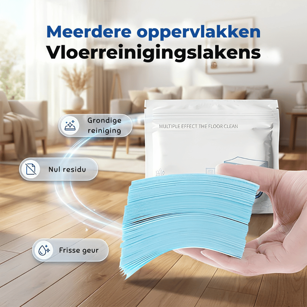 HydroShine — Reinigingsdoekjes Voor Vloeren | 1+1 GRATIS