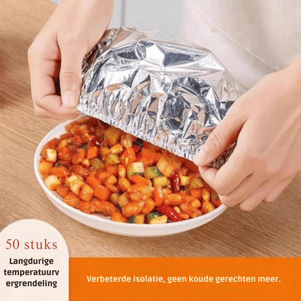 WarmSeal — Warmtebeschermende Folies | 50+50 stuks GRATIS