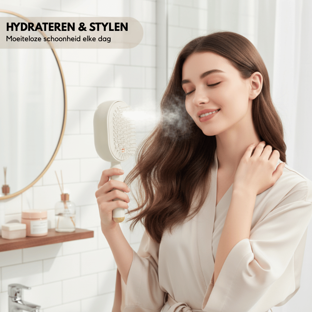 LushVibe — Ontwarringsborstel met hoofdhuidmassage | 50% KORTING