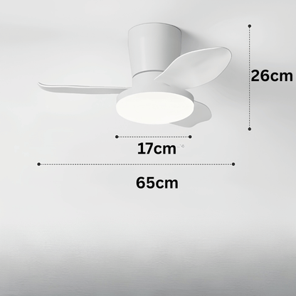 BreezeLux — Slimme Plafondventilator met Verlichting | 50% KORTING