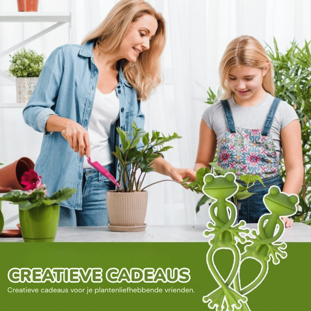 FrogglePods — Speelse Plantenstandaardjes 6 stuks | 50% KORTING