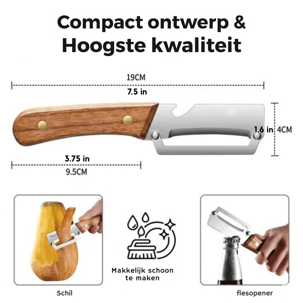 SwiftEdge Pro — 3in1 Keukentool  | 1+2 GRATIS