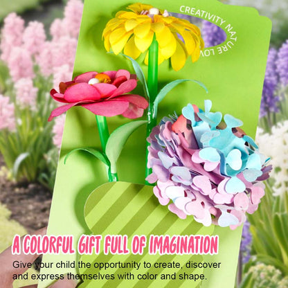BloomCraft - Creatieve DIY-bloemenset voor kinderen | 50% KORTING