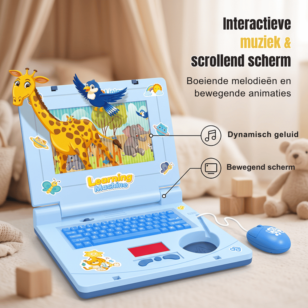 LuminiPlay — Interactieve Educatieve Laptop voor Kinderen | 50% KORTING