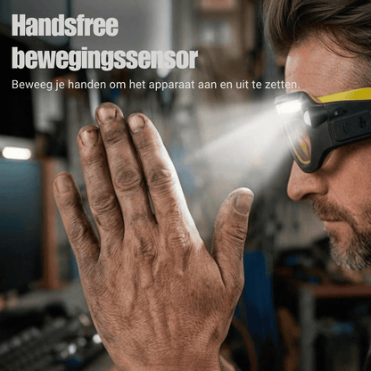 NightWave – Hoofdlamp met bewegingssensor | 50% KORTING