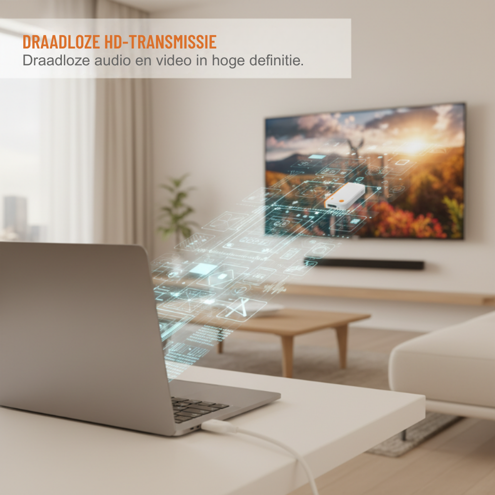 ScreenMaster Pro – Draadloos Schermdelen | 50% KORTING