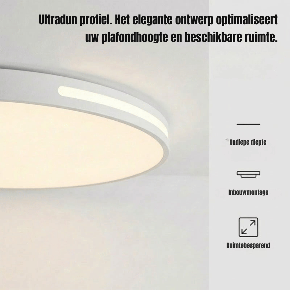 MoodMaster — Dimbare LED-Plafondlamp | 50% KORTING