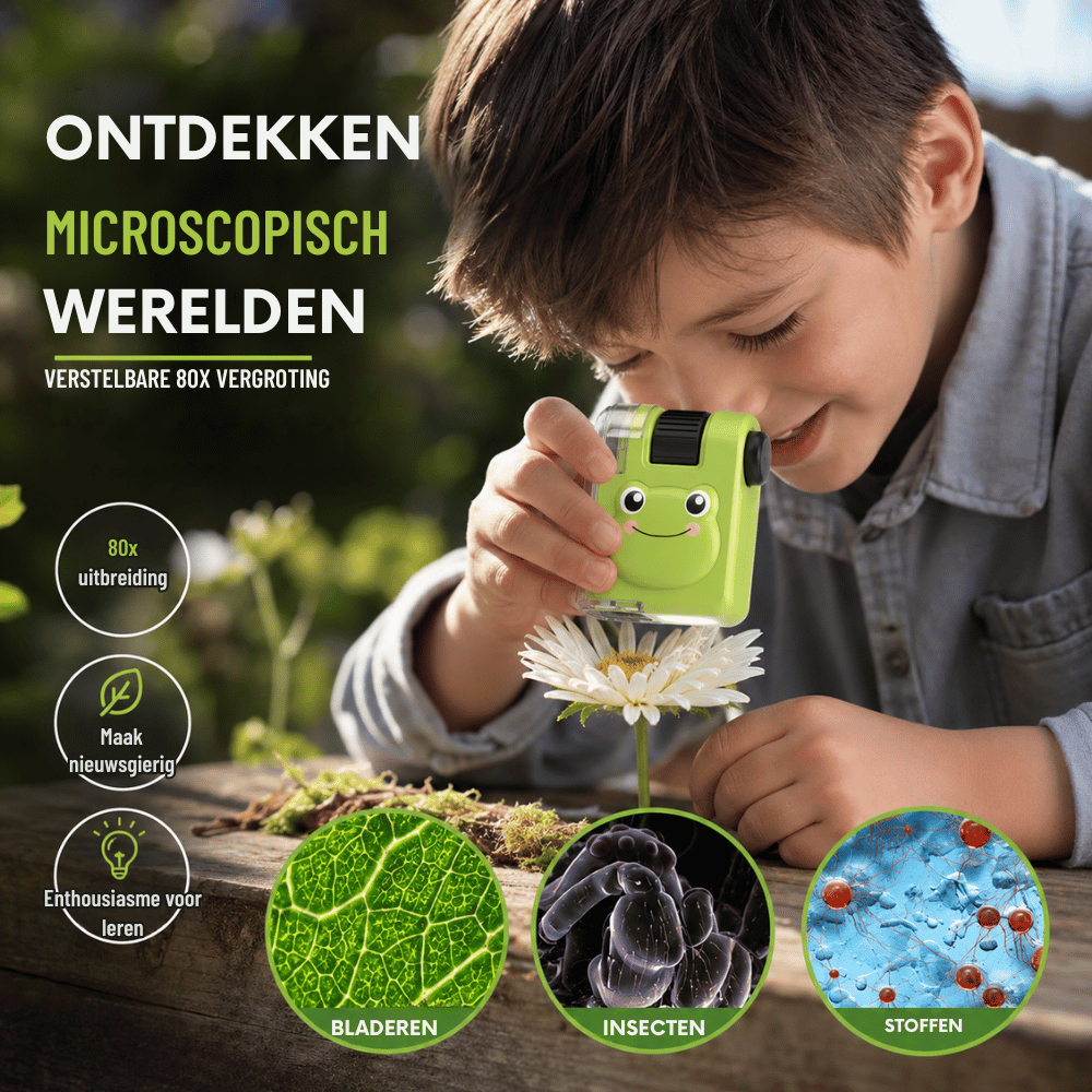 SnapScope — Draagbare Kindermicroscoop | 1+1 GRATIS