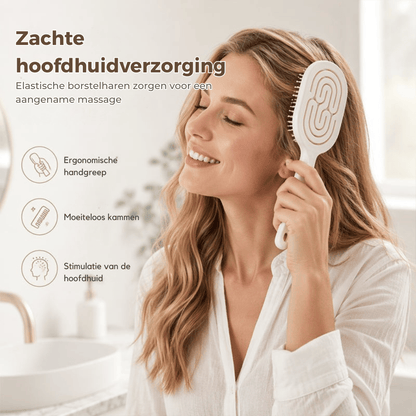 CleanSweep — Zelfreinigende Ontklittende Haarborstel | 1+1 GRATIS