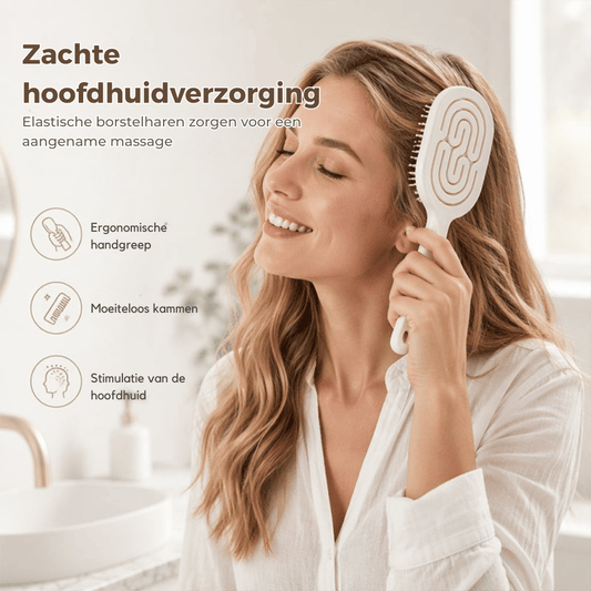 CleanSweep — Zelfreinigende Ontklittende Haarborstel | 1+1 GRATIS