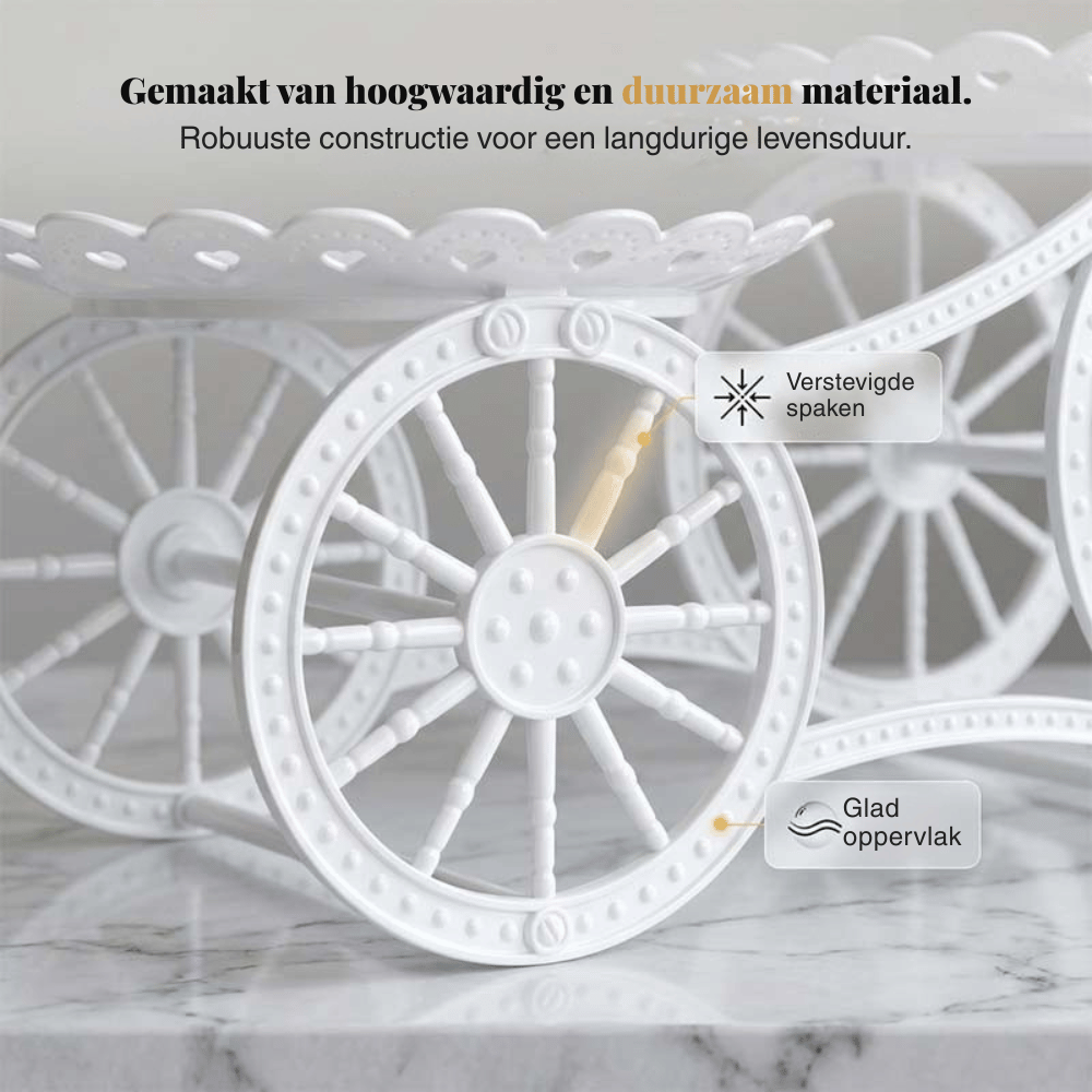EleganceRack — Tweelaags Dessertstandaard | 1+1 GRATIS