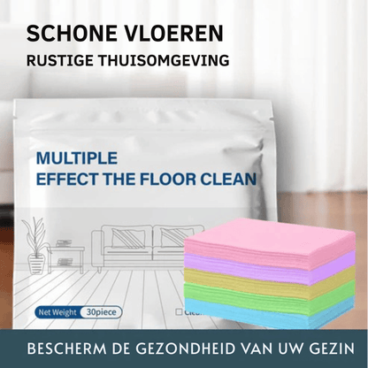 CleanFlo 100 stuks — Vloerreinigingsdoekjes | 1+2 GRATIS