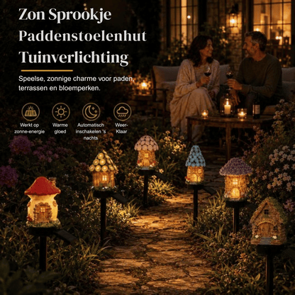 MushGlow — Solar Paddenstoellamp voor de Tuin | 50% KORTING