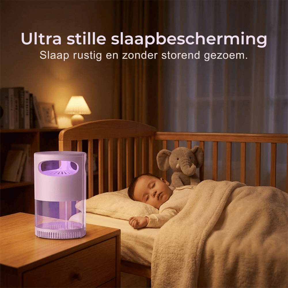 MugGuard — Stille Insectenvanger | 50% KORTING