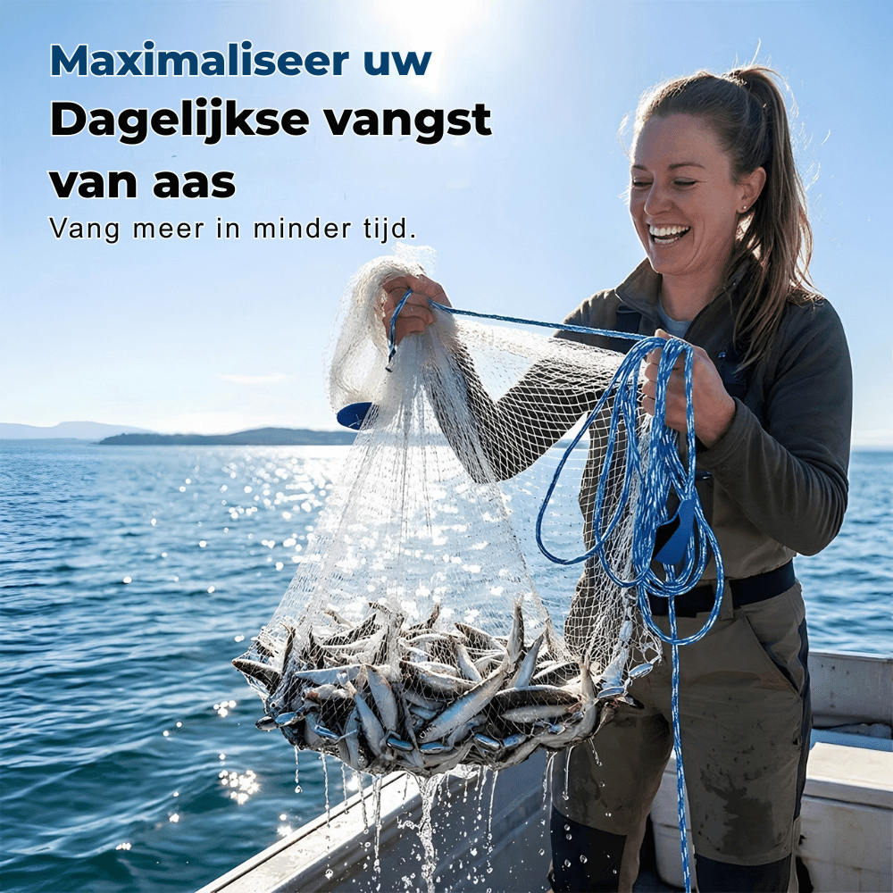 AquaLock Pro — Professioneel Werpnet | 50% KORTING