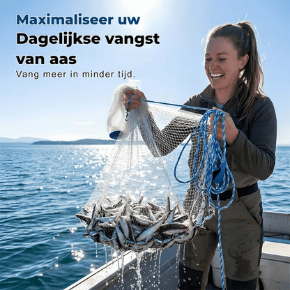 AquaLock Pro — Professioneel Werpnet | 50% KORTING