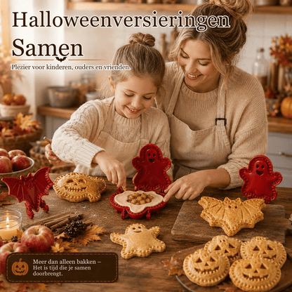 HalloWafel — Set van 3 Mini-Taartvormen | 50% KORTING