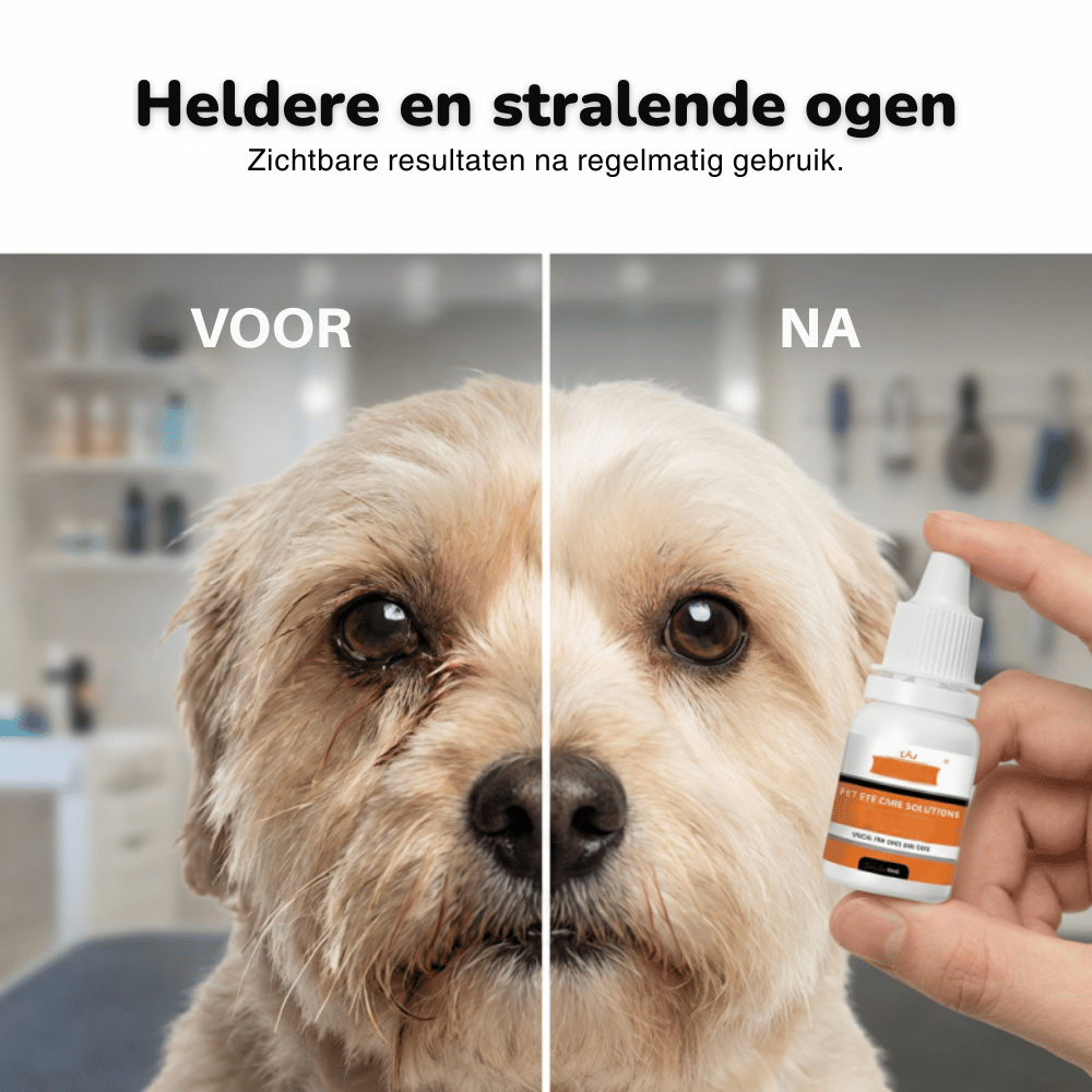 PetEye Drops — Verhelderen & Verzachten | 1+2 GRATIS