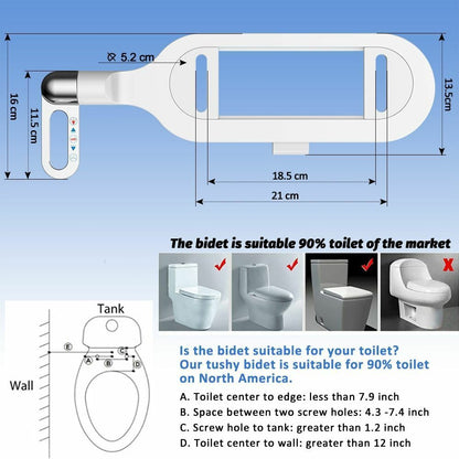 AquaPure — Breeze Bidet Opzet  | 50% KORTING