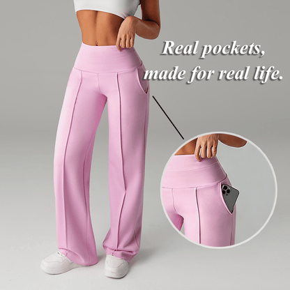 Ava – Wijde High-Waist Broek | 50% KORTING