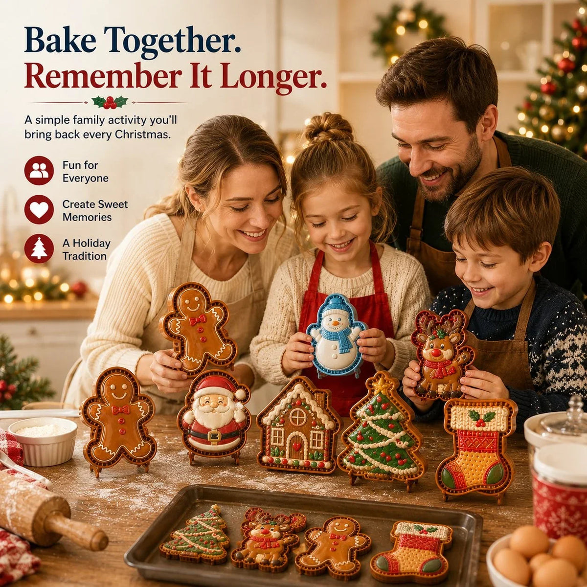 JoyMold Mini Taartjesmaker met 9 Designs – Ontketen Vrolijk Bakplezier