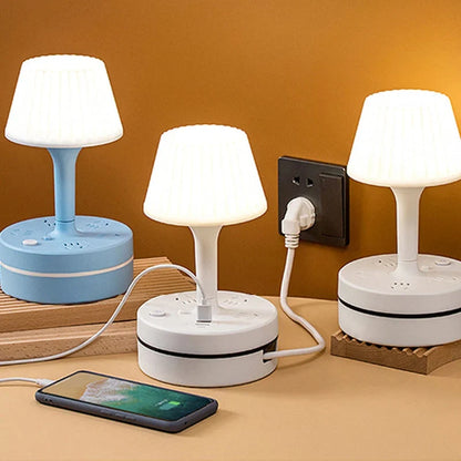 All-in-One Nachtkastlamp — Stroom, Licht, Controle