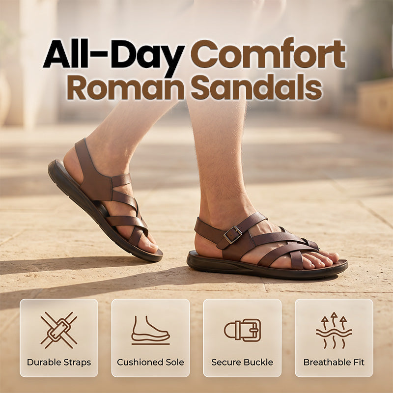 Elliot – Heren Sandalen met Verstelbare Band en Comfortabele Inlegzool