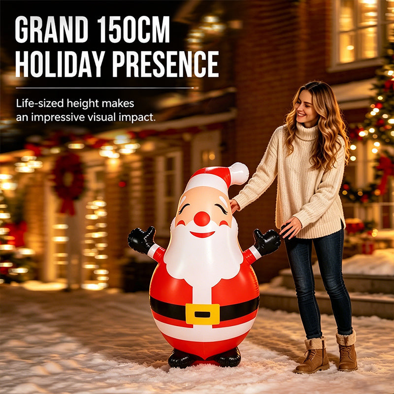 Reusachtige GlowMaster Kerstman – Verlicht het Feestelijke Wonder
