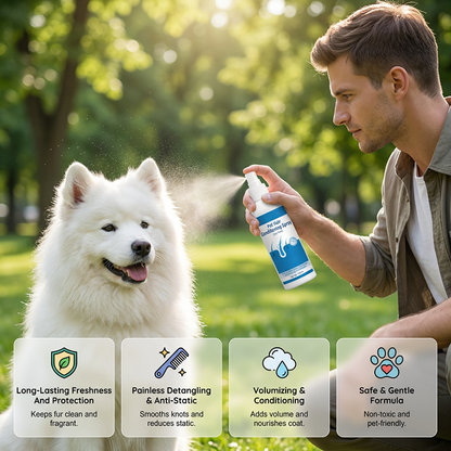 VelvetPaw Ontklittingsspray — Verzachtende, Zijdezachte Vachttransformatie - 100ml