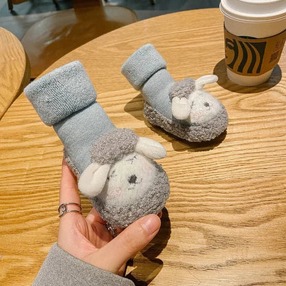 Ava – Babysokken van katoen met antislip en warmteregulatie